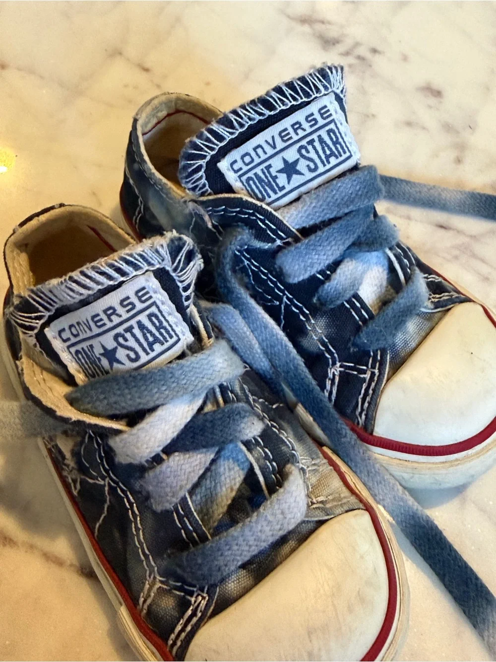 Converse One Star Toddler Flag Navy Blue Low-Top Sneakers 5